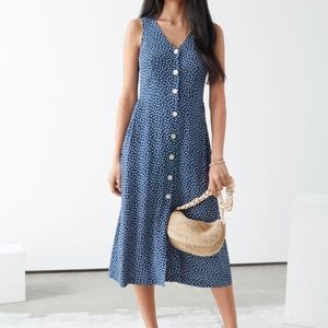 And Other Stories floral print midi dress